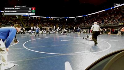 96 lbs Round Of 32 - Sharlotte White, Boiling Springs vs Araceli Clem, Canon-McMillan