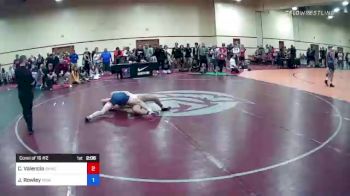 79 kg Consi Of 16 #2 - Cael Valencia, Sunkist Kids Wrestling Club vs James Rowley, Mat Sense Wrestling