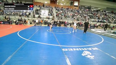 U20 Women - 65 lbs Cons. Round 2 - Keaton Hood, MI vs Noa Omessi, UT