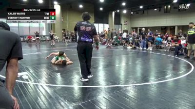 90 lbs Round 4 (6 Team) - Kaleb Watts, The Factory Wrestling vs Everett Harper, Williamson County WC