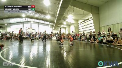 51 lbs Quarterfinal - Elizabeth Berryhill, Morris Wrestling Association vs Kennedy Ashton, Bartlesville Wrestling Club