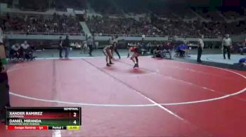 D2-132 lbs Semifinal - DANIEL MIRANDA, Mountain View Marana vs Xander Ramirez, Centennial