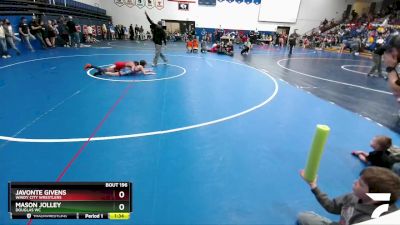 83 lbs Round 3 - JaVonte Givens, Windy City Wrestlers vs Mason Jolley, Douglas WC