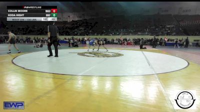 128 lbs Consi Of 8 #2 - Collin Moore, Wagoner vs Koda Hight, Unattached