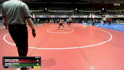 113 lbs Placement (16 Team) - Aidan Carter, Erie Cathedral Prep vs Xavier Kovacs, Great Bridge