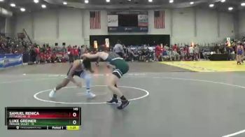 145 lbs Round 3 (3 Team) - Luke Greiner, Minisink Valley vs Samuel Renica, Pittsford HS