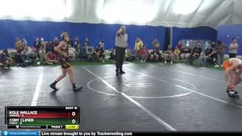 84 lbs Round 3 (10 Team) - Cory Climer, Forge vs Kole Wallace, Warner