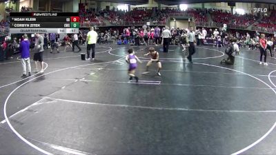 55 lbs Quarterfinal - Corbyn Zitek, Cavalry Wrestling Club vs Noah Klein, GI Grapplers