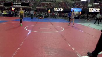 130 lbs Champ. Round 2 - Stella Wahl, Cut Bank vs Abagayel Stonebrink, Baker Wrestling Club
