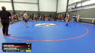 132 lbs Quarterfinal - Zane Sickler, Reality Sports Wrestling Club vs Owen Pritchard, Askeo International Mat Club