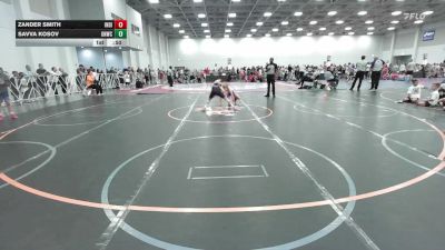 80 lbs Rr Rnd 1 - Zander Smith, Indiana Outlaws Red - EL vs Savva Kosov, Great Neck Wrestling Club - EL
