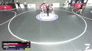 120 lbs Champ. Round 1 - Luke Chommanard, California vs Kenzo Pimentel, California