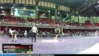 165 lbs Placement (4 Team) - Calen Harris, Lincoln Southwest vs Jack Sherrell, Papillion-La Vista South