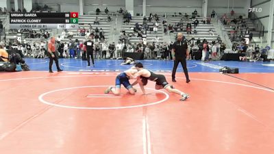 120 lbs Consi Of 32 #1 - Urijah Garza, NM vs Patrick Cloney, MA