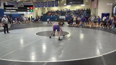 157 lbs Semifinal - Alex Bumba, Loras vs Colton Weiler, University Of Dubuque