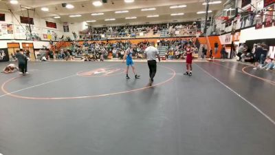 138 lbs Semifinal - Garrett Henley, Lovell Middle School vs Christopher Duran, Riverton Middle School