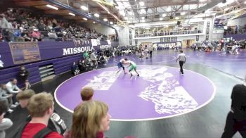 165 lbs Champ. Round 1 - Kyler Dedrick, Glacier vs Tyten Hickman, Great Falls High/MSDB, MT