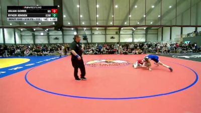 U16 FS - 113 lbs Champ. Round 1 - Julian Goree, Intrepid Wrestling Academy vs Ryker Jensen, CNWC Concede Nothing Wrestling Club