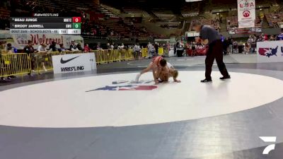 Schoolboys - 88 lbs 3rd Place Match - Brody Jarrell, Granite Wrestling Club vs Beau Junge, MTC - MANTANONA TRAINING CENTER