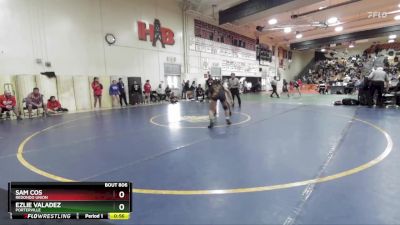 105 lbs Cons. Round 6 - Ezlie Valadez, Porterville vs Sam Cos, Redondo Union