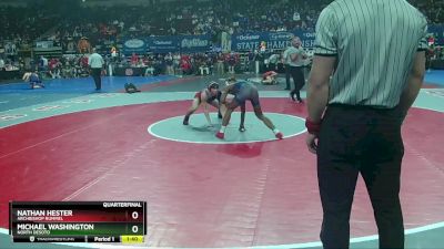 D 2 120 lbs Quarterfinal - Michael Washington, North DeSoto vs Nathan Hester, Archbishop Rummel