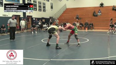 Boys-172 lbs 1st Place Match - Aidan Rotbaum, Clarke`s Dream Team vs Josh Joubert, Brower`s Brawlers