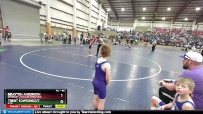 56 lbs Cons. Round 2 - Trent Sowsonicut, Utah vs Braxton Anderson, Southern Utah Elite Wrestling