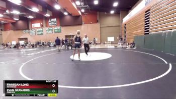 141 lbs Cons. Round 4 - Finnegan Long, Rio Hondo vs Evan Granados, Cerritos