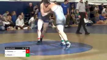 184 lbs Consolation - James Conway, Franklin & Marshall vs Kyle Myers, West Virginia