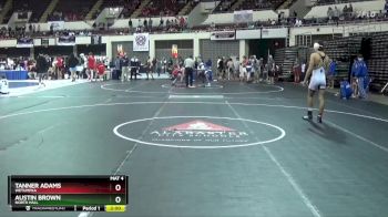 150 Varsity Semifinal - Tanner Adams, Wetumpka vs Austin Brown, North Hall