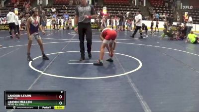 91 lbs Round 3 (6 Team) - Landon Learn, Ninja vs Linden Mullen, Metro All Stars