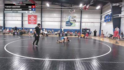 100 lbs Wyatt Sweitzer, Utah vs Damian Legorburo, Florida Red