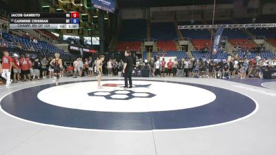 106 lbs Champ. Rd Of 128 - Jacob Gambito, Washington vs Carmine Crisman, Montana