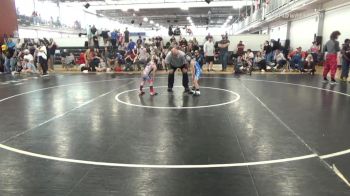 46 lbs Round Of 32 - Charlotte Robbins, Lady Lions Wrestling Club vs Case English, Banks County Battle Born Wrestling
