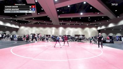 74 lbs Cons. Round 3 - Authur Croom, OH vs Carter Shupert, VA