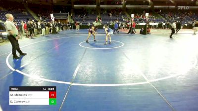 113 lbs Consi Of 32 #2 - Mustafa Mzaouak, Weymouth vs Graham Conway, Saint John's Prep