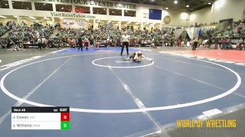 52 lbs Consi Of 16 #2 - Jagger Cowan, JWC vs Judah Williams, OKWA