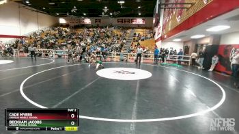 85 lbs 1st Place Match - Beckham Jacobs, Lander Middle School vs Cade Myers, Lincoln Middle School