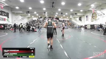 144 lbs Champ. Round 1 - Javier Ramirez, Pacifica Oxnard vs Kilian Hannegan, JSerra