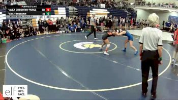 100 lbs. Semifinal - Lilly Breeden, Liberty vs Alex Gregorio-perez, DeKalb