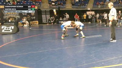 89 lbs Consy 2 - Christopher Schnur, Grove City vs Hunter Huya, Saegertown