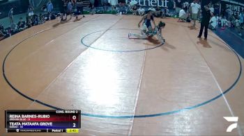 135 lbs Semis & Wb (16 Team) - Reina Barnes-Rubio, Oregon Blue vs Teata Mataafa Grove, Hawaii