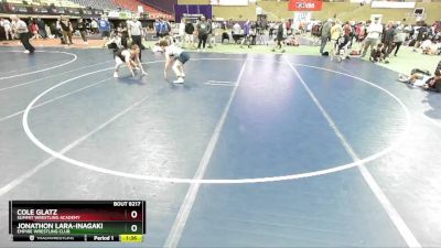 163-164 lbs Round 2 - Jonathon Lara-Inagaki, Empire Wrestling Club vs Cole Glatz, Summit Wrestling Academy