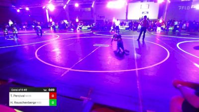 58 lbs Consi Of 8 #2 - Tucker Percival, Neosho Youth Wrestling vs Hunter Rauschenberger, Ridge WC