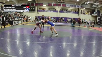138 lbs Quarterfinal - Jaclyn Riedinger, Avila vs Brandie Brown, McMurry