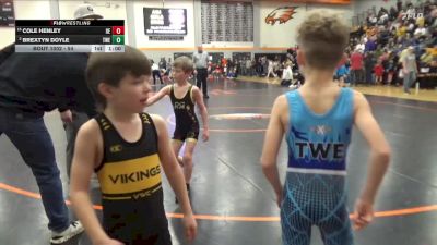 54 lbs Champ. Round 1 - Cole Henley, DC Elite vs Brextyn Doyle, Trojan Warrior Elite