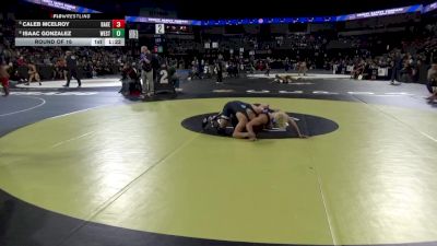 132 lbs Round Of 16 - Caleb Mcelroy, Bakersfield (CS) vs Isaac Gonzalez, Western (SS)