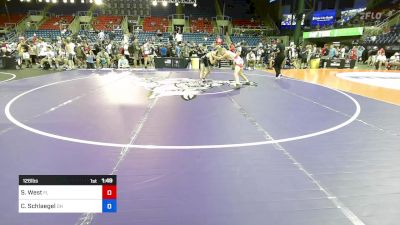 126 lbs Rnd Of 128 - Skyler West, FL vs Cooper Schlaegel, OH