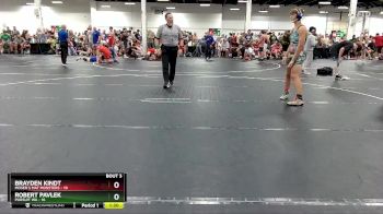 144 lbs Round 2 (4 Team) - Brayden Kindt, Moser`s Mat Monsters vs Robert Pavlek, Pursuit WA