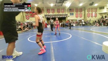 67 lbs Rr Rnd 2 - Autumn Foust, Keystone Kids Wrestling Club vs Brighton Horawa, Verdigris Youth Wrestling